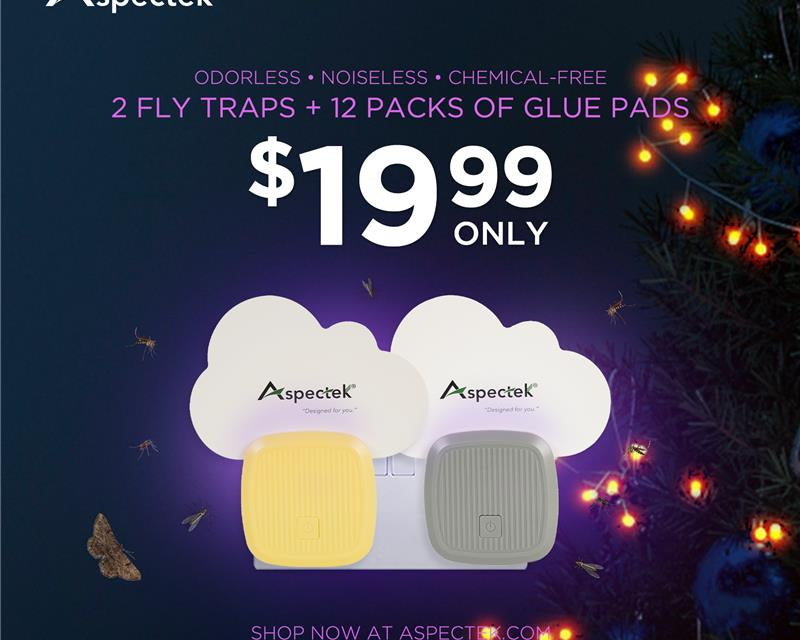 Say Goodbye to Unwanted Guests: Get 2 Fly Catchers + 12 Sticky Pads for Only $19.99!