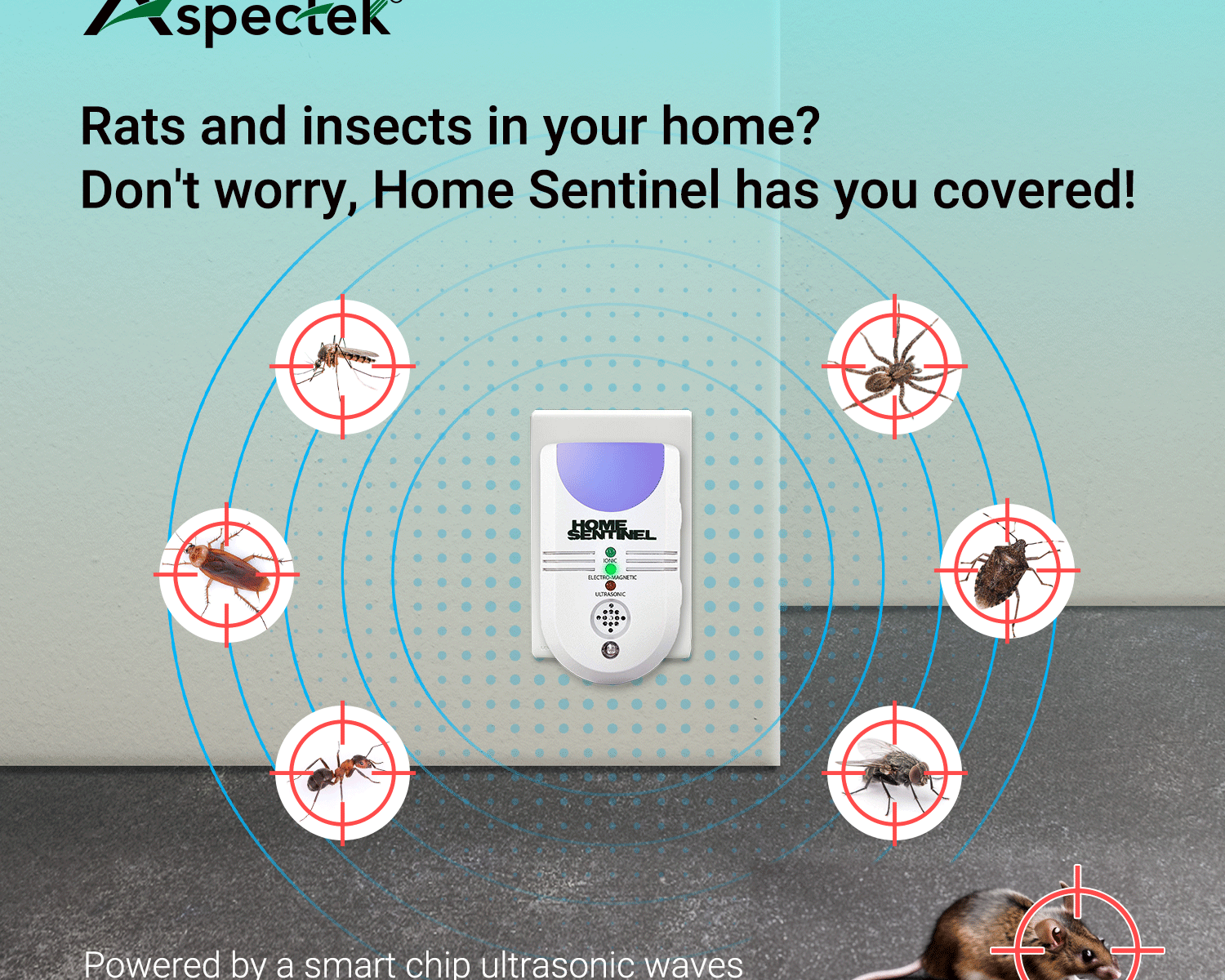 Transform Your Home into a Pest-Free Haven with Home Sentinel Indoor Ultrasonic Pest Repeller