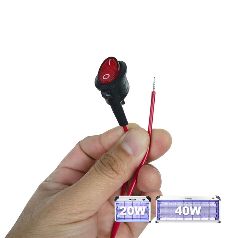 Switcher button for 20W and 40W Bug Zapper