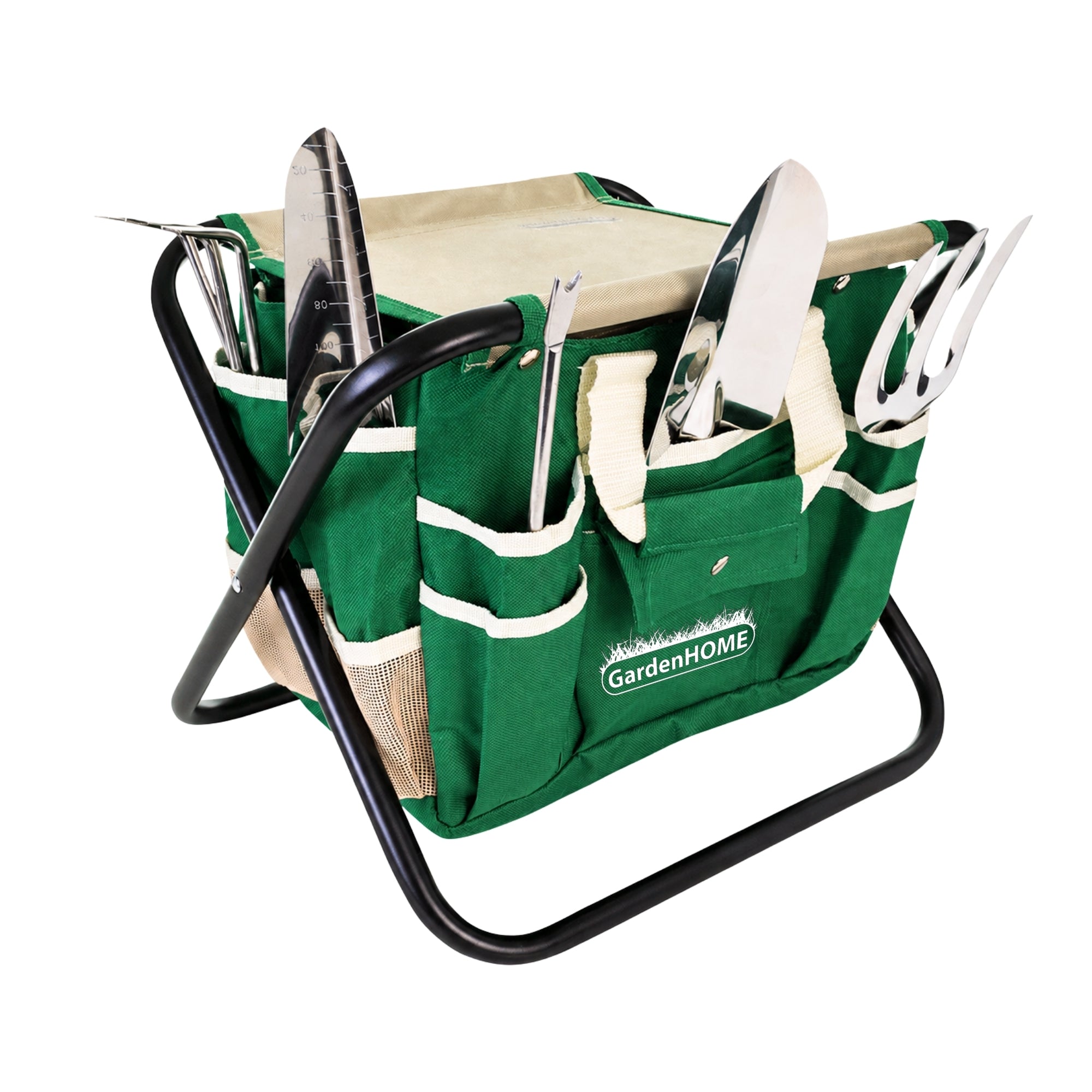 GardenHOME Garden Tool Set, Stainless Steel 7 Piece Tool Set