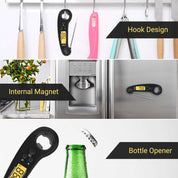 Flamen Digital Meat Thermometer with Backlight for Kitchen, Deep Frying, Baking, Turkey, BBQ