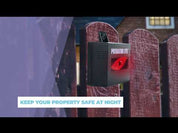 Aspectek Solar Rechargeable Predator Eye: Nighttime deterrent light defends against Coyote, Deer, Cat, Raccoon, Skunk, Weatherproof design - 2-Pack