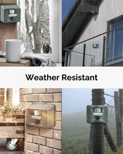 Yard Sentinel + Strobe Light Outdoor Ultrasonic Animal Repeller, Waterproof – Cat Repellent, Skunk Repellent, and Bird Repellent (1-Pack)