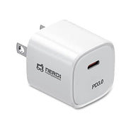NERDI USB C Wall Charger, 20W PD Type C Charger for iPhone 13/Mini/Pro/Pro Max/iPhone 12 &11/Mini/Pro/Pro Max/iPhone X/XS/XR/8/8 Plus/SE, Galaxy, Pixel 4/3, iPad/iPad Mini (Cable Not Included)