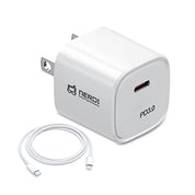 NERDI USB C Wall Charger, 20W PD Type C Charger for iPhone 13/Mini/Pro/Pro Max/iPhone 12 &11/Mini/Pro/Pro Max/iPhone X/XS/XR/8/8 Plus/SE, Galaxy, Pixel 4/3, iPad/iPad Mini (Cable Not Included)