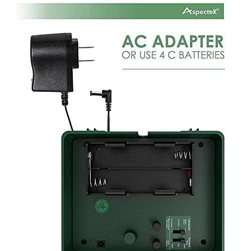 Guard your outdoor space: Yard Sentinel + STROBE LIGHT Outdoor Ultrasonic Animal Repeller