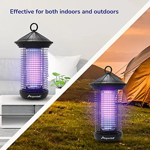 Aspectek 20W Electric Outdoor Mosquito Zapper – Comes with Replacement Bulbs