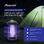 Aspectek 20W Electric Outdoor Mosquito Zapper – Comes with Replacement Bulbs