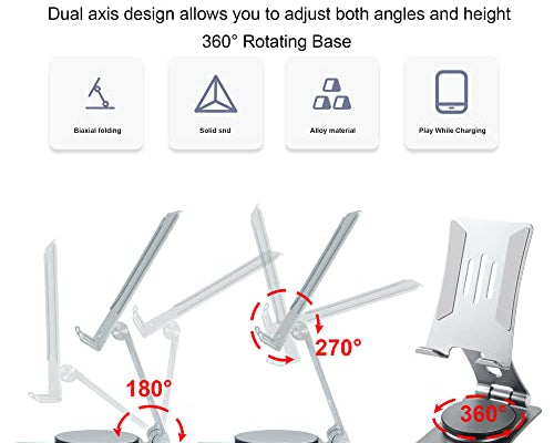 Ensuring Safety and Convenience with the 360° Swivel Foldable Cell Phone Stand