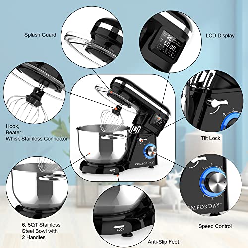 Enhance Your Culinary Creations with the Comforday Stand Mixer