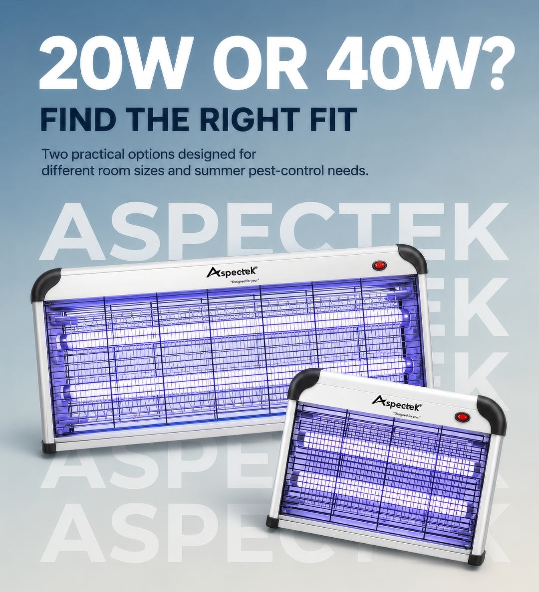 20W or 40W Bug Zapper: Which One Fits Your Space?
