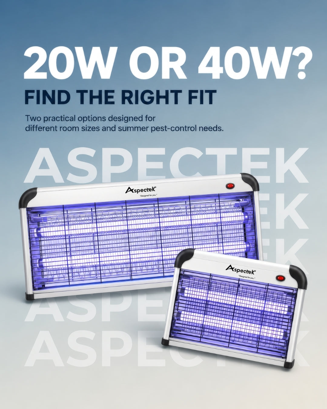 20W or 40W Bug Zapper: Which One Fits Your Space?