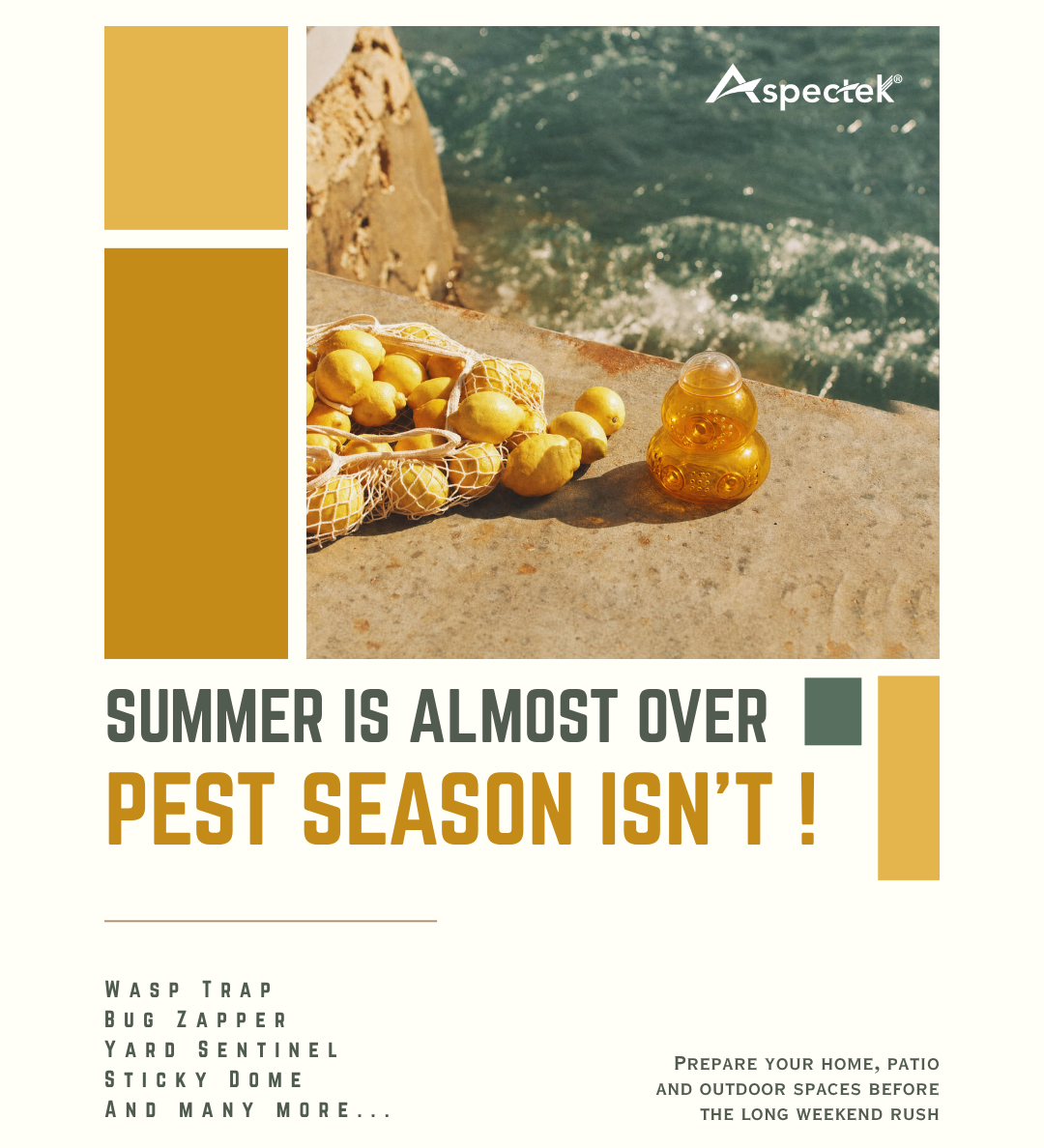 Summer Is Almost Over. Pest Season Isn’t.