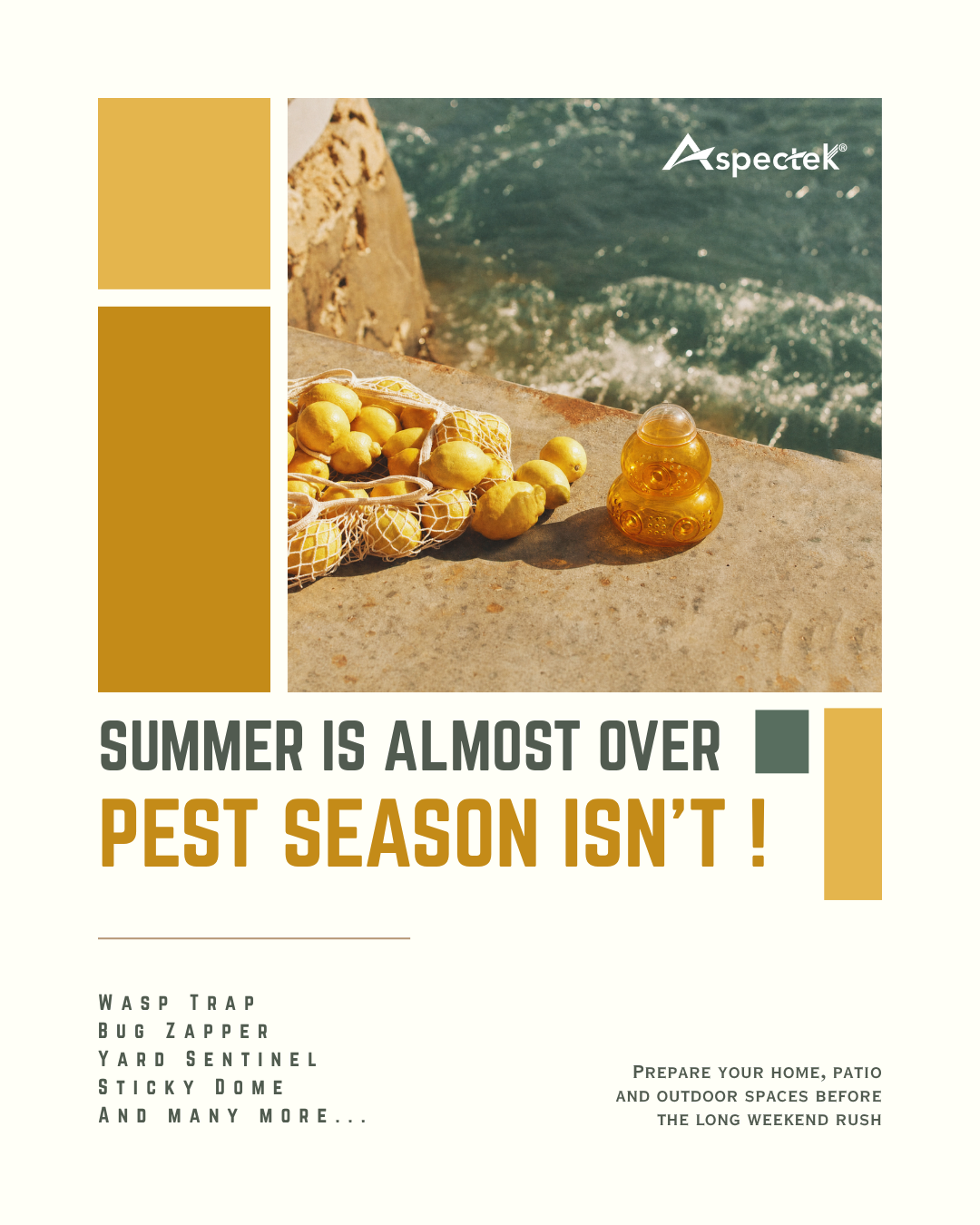 Summer Is Almost Over. Pest Season Isn’t.