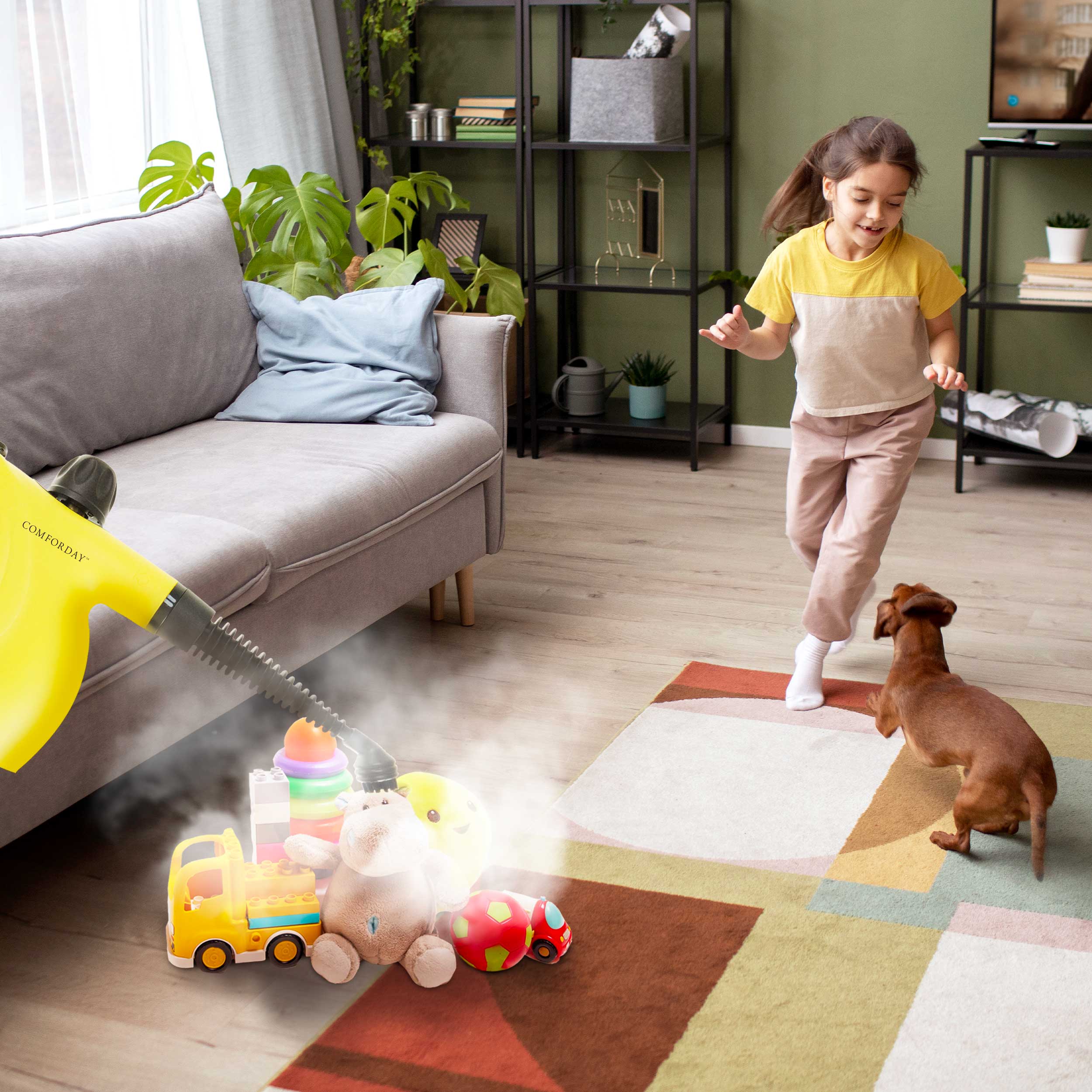 Discovering the Magic of Clean: A Closer Look at the Multi-Purpose Handheld Pressurized Steam Cleaner