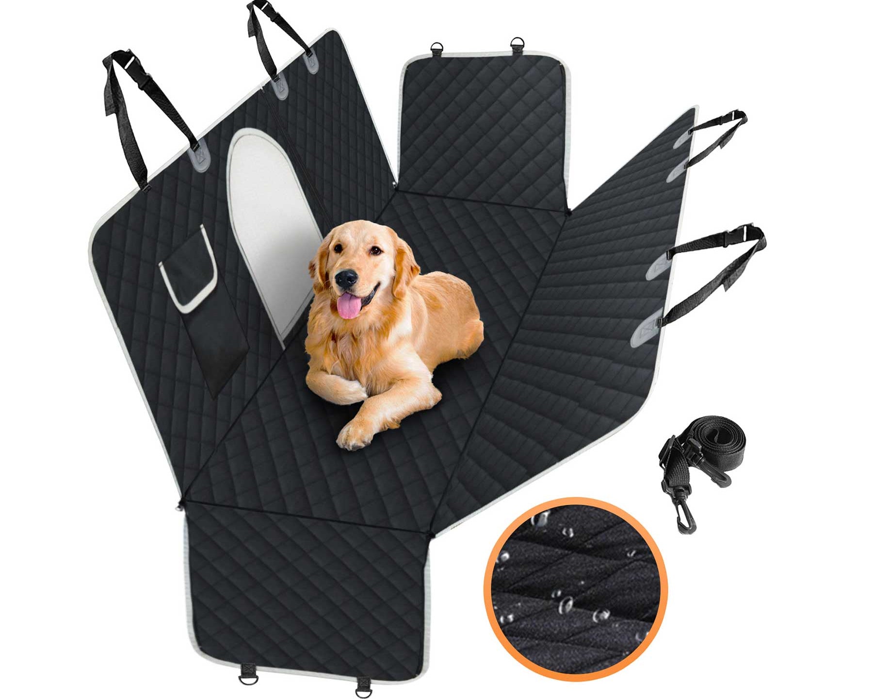 Keep Your Car Spotless with a Dog Car Seat Cover: Protecting from Scratches, Dirt, Hair, and Other Messes! 🐾🚗