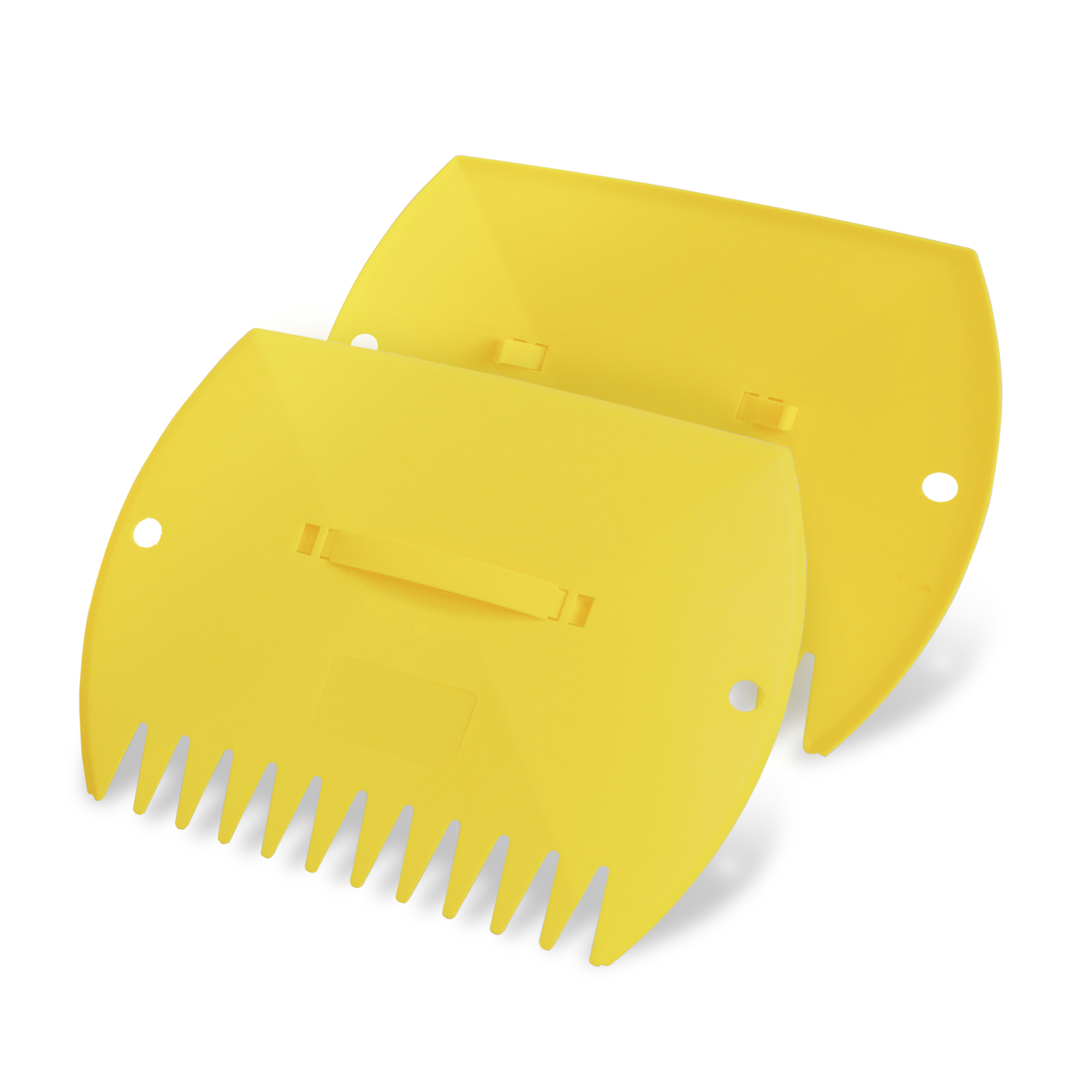 GardenHOME Garden and Yard Leaf Scoops Hand Rakes, Large Sized, Multiple Use for Leaves (CA)