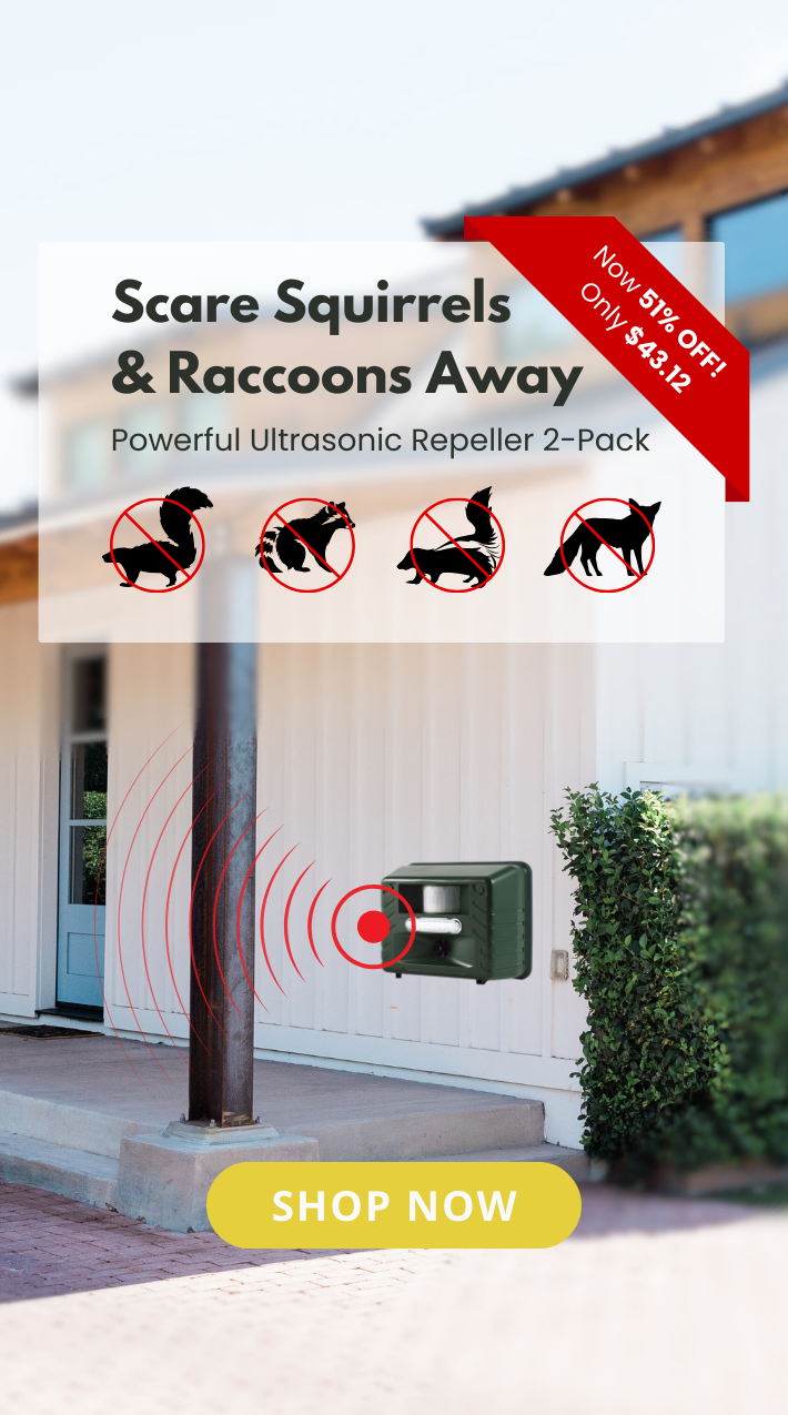 Yard Sentinel 2-Pack Animal Repellent Devices for Outdoor Garden Protection