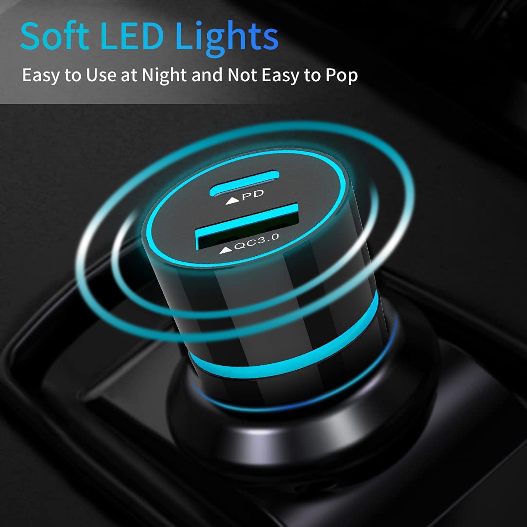 Fast Car Charger, Car Power Adapter for Apple 12,13 series, Samsung, Huawei, Xiaomi, OPPO, VIVO, etc.