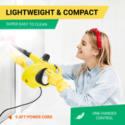  Multi-Purpose Handheld Pressurized Steam Cleaner with 9-Piece Accessories