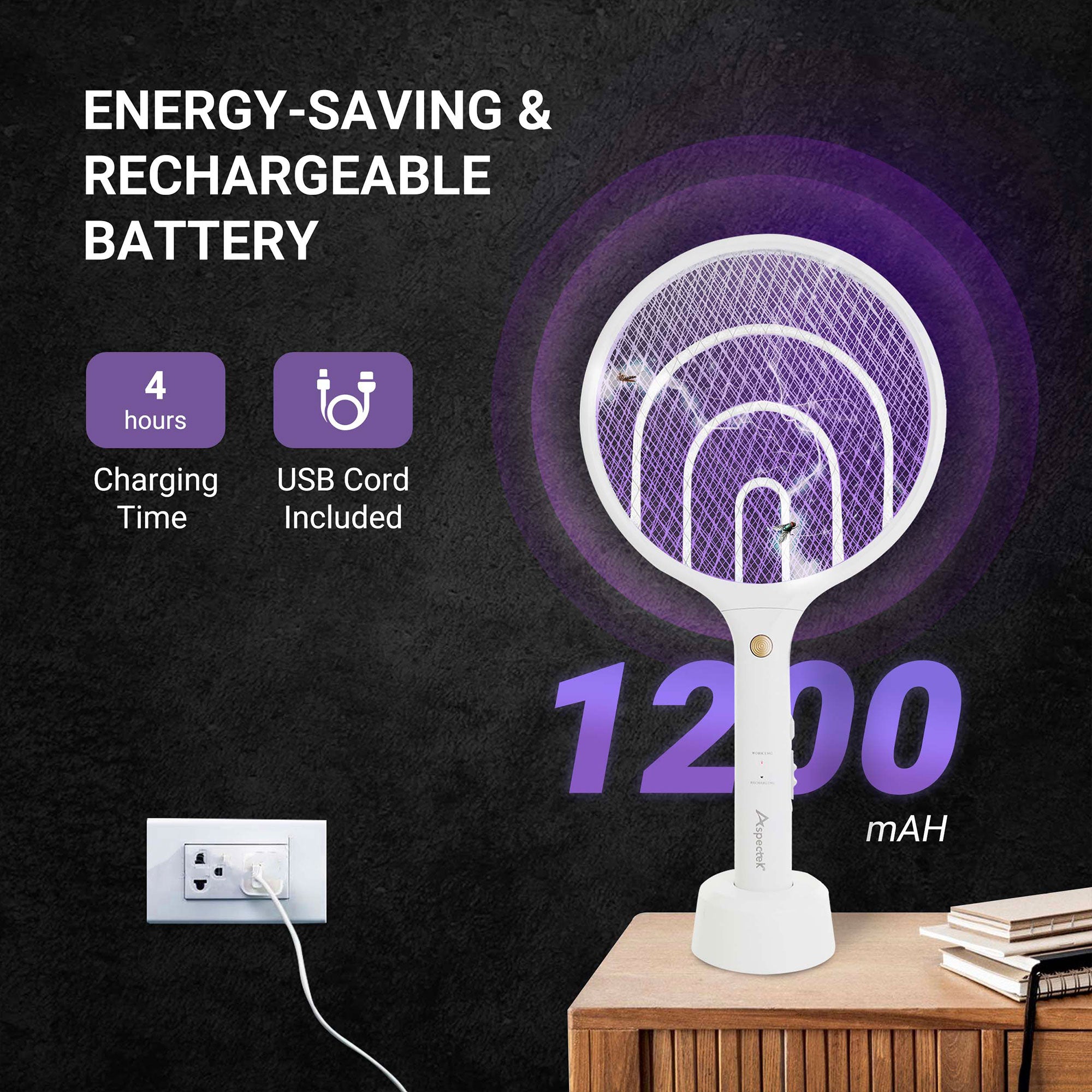 Electric Fly Swatter: 3000V