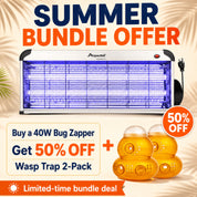 Aspectek 40W Indoor Bug Zapper + Wasp Trap 2-Pack Bundle