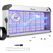 Aspectek 40W Indoor Bug Zapper, Powerful UV Bugs Lamp Attract Insects. Effective Against Flies, Mosquitos, Moths Wasps Beetles (CA)