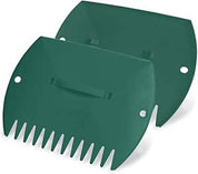 GardenHOME Garden and Yard Leaf Scoops Hand Rakes, Large Sized, Multiple Use for Leaves (CA)