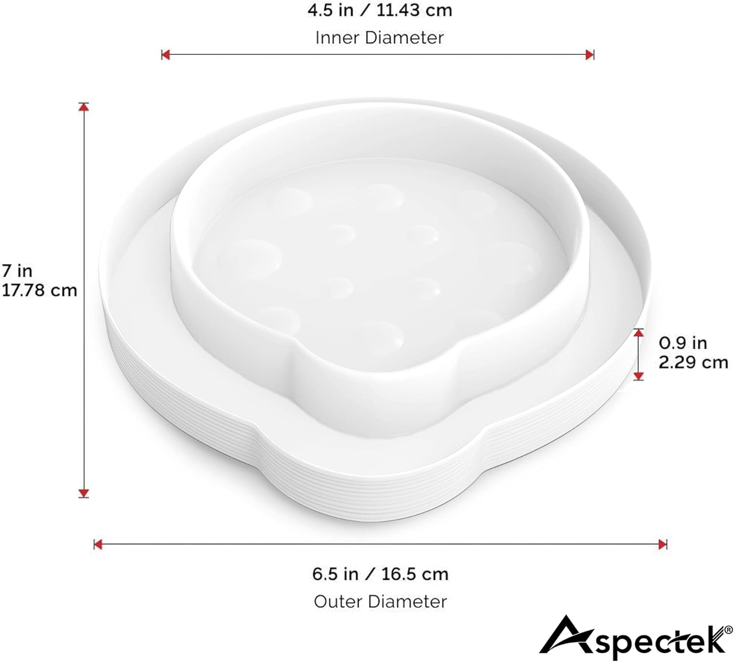 Aspectek Bed Bug Trap, Bed Bug Interceptor, Bed Bug Traps (Pack of 4). Flea Traps, Safe Eco Friendly, Bed Bug Eliminator (White)