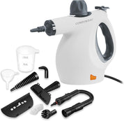 Comforday Multi-Purpose Handheld Pressurized Steam Cleaner with 9-Piece Accessories for Stain Removal, Steamer, Carpets, Curtains, Car Seats, Kitchen Surface & Much More