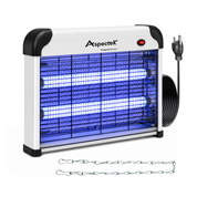 Aspectek 20W Indoor Bug Zapper, Includes 2 Replacement Bulbs, Mosquito Zapper, Insect Zapper, Bug Lamp Zapper