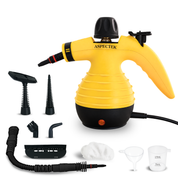 Aspectek Multi-Purpose Handheld Pressurized Steam Cleaner with 9-Piece Accessories