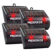 Aspectek Predator Eye PRO 4600sq ft Coverage w/Kick Stand Solar Powered Predator Light Deterrent Light Night Time Animal Control - 4 Pack