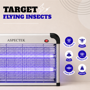 Aspectek 20W Indoor Bug Zapper, Includes 2 Replacement Bulbs, Mosquito Zapper, Insect Zapper, Bug Lamp Zapper (CA)