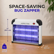 Aspectek 20W Electric Bug Zapper with 2 Replacement Bulbs