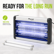 Aspectek 20W Bug Zapper with 2 Replacement Bulbs