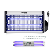 Aspectek 20W Bug Zapper with 2 Replacement Bulbs