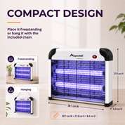 Aspectek 20W Electric Bug Zapper with 2 Replacement Bulbs