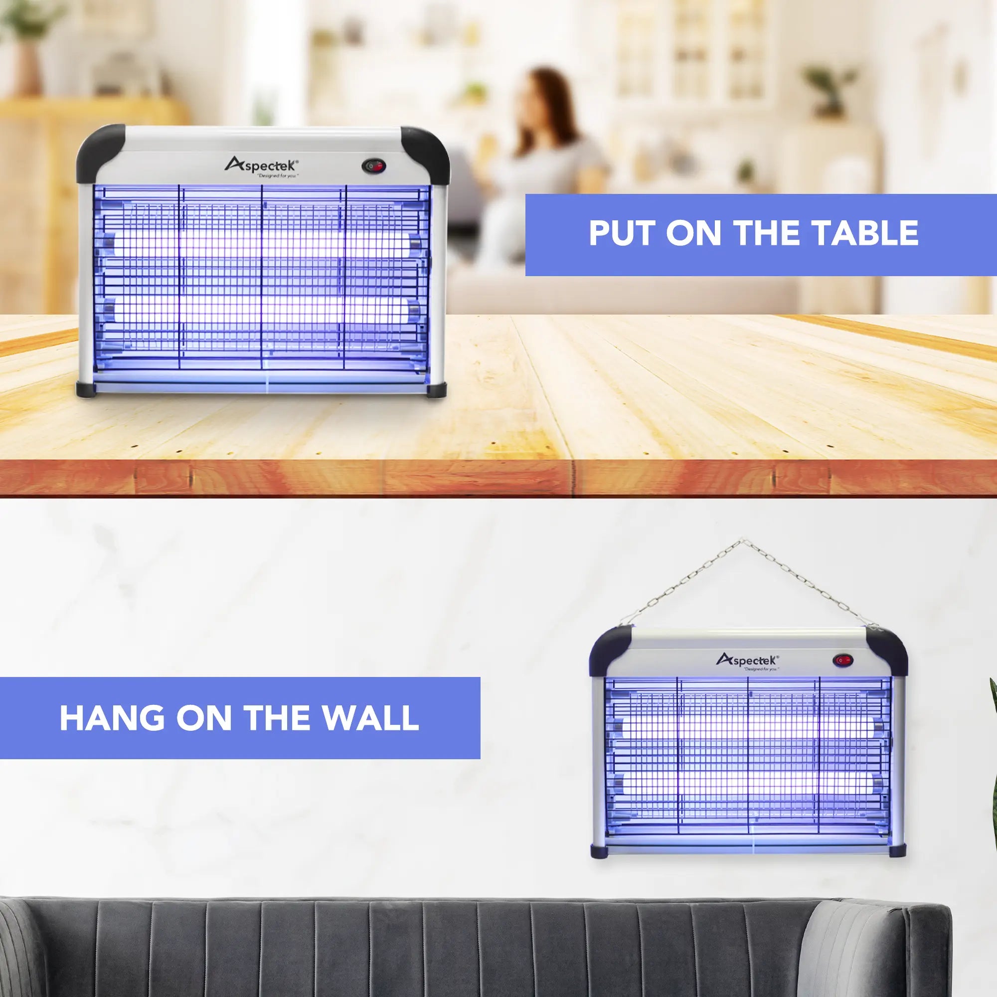 Aspectek 20W Indoor Bug Zapper 