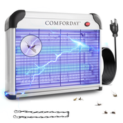 Comforday 20W Bug Zapper & Electric Indoor Mosquito Repellent, Insect Zapper, Zapper Bug Zapper, Bug Lamp, Bug Lamp Zapper