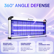 Aspectek 40W Indoor Bug Zapper, Powerful UV Bugs Lamp Attract Insects. Effective Against Flies and Mosquitos (CA)