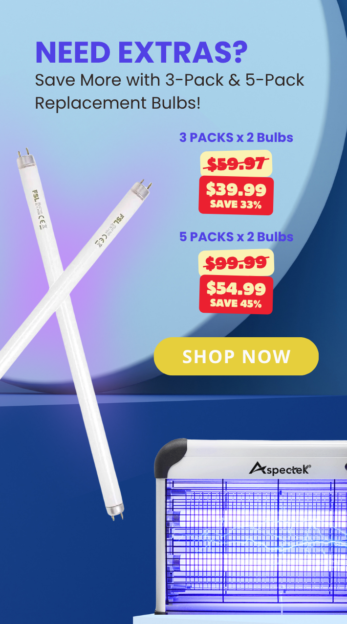 Replacement UV light bulb for bug zapper