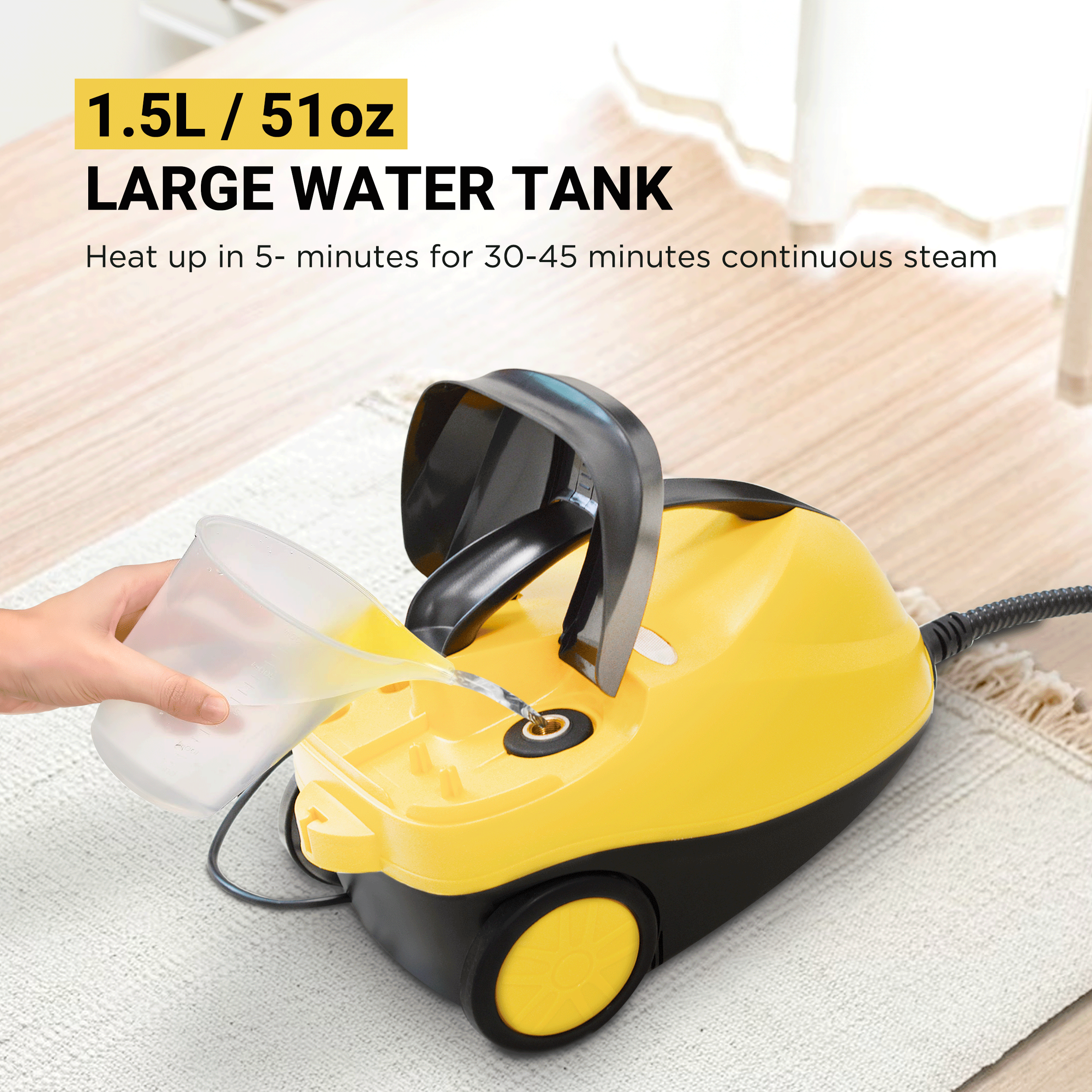 1500W Multipurpose Steam Cleaner