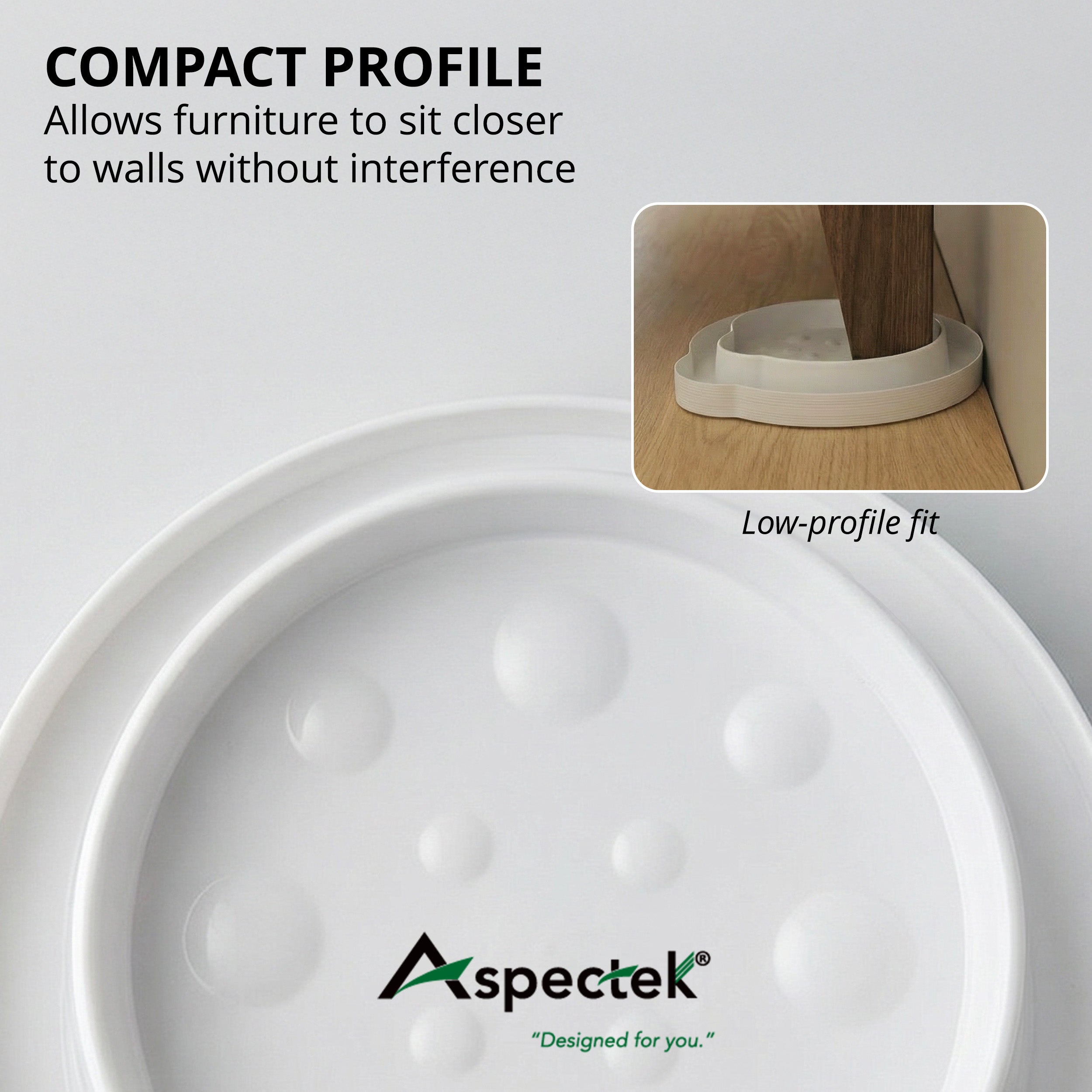 Aspectek Bed Bug Trap, Bed Bug Traps (Pack of 4). Flea Traps, Safe Eco Friendly, Bed Bug Eliminator (White)