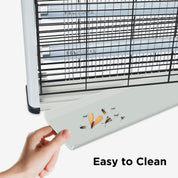 Aspectek 20W indoor bug zapper with protective mesh screen and UV light bulbs, including 2 replacement bulbs


