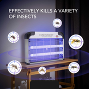 Comforday 20W Bug Zapper & Electric Indoor and Outdoor Mosquito Repellent, Insect Zapper, Zapper Bug Zapper, Bug Lamp, Bug Lamp Zapper
