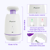 Indoor Bug Zapper: 4 in 1 Insect Fly Zapper featuring UV Light attraction