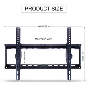Aspectek Universal LED/LCD Tilting TV Wall Mount Brackets with HDMI Cable, Suitable for Flatscreen TVs ( 37 to 70 inches) (CA)