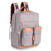 Aspectek Multi-Functional Diaper Bag Backpack with Insulated Bottle Pockets, Large Capacity Baby Bag, Waterproof Travel Backpack for Moms & Dads with Stroller Straps & Multiple Compartments