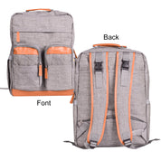 Aspectek Multi-Functional Diaper Bag Backpack with Insulated Bottle Pockets, Large Capacity Baby Bag, Waterproof Travel Backpack for Moms & Dads with Stroller Straps & Multiple Compartments